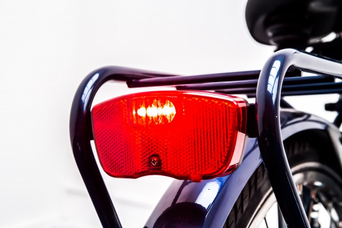backlight of A-Bike City bike rental